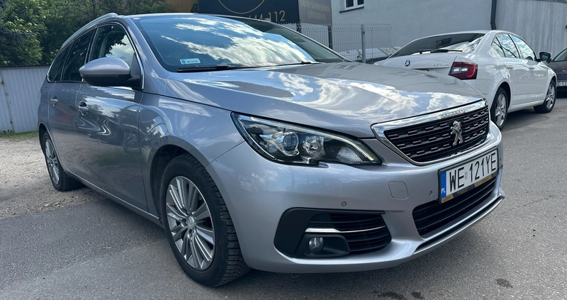 Peugeot 308 cena 44998 przebieg: 134700, rok produkcji 2019 z Susz małe 79